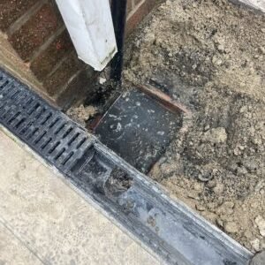 blocked drain pipe in blocked sink being repaired in Greater Manchester