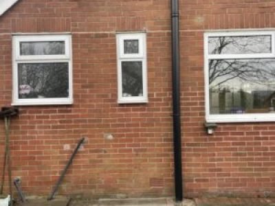 New external vent pipe installed for downstairs toilet drainage in Rochdale.